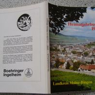 BT Heimatjahrbuch Landkreis Mainz-Bingen 1990 Jahrgang 34 Buch wenig gelesen sauber s