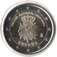 2 Euro Spanien 2024 "Nationalpolizei" Bankfrisch