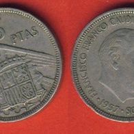 Spanien 5 Pesetas 1957 (63)