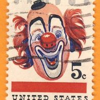 USA 1966 Mi.900 Clown gest.