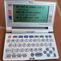 Sharp PW-E310 , Elektronischer Übersetzer Deutsch - Englisch