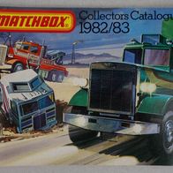 1982/83 Matchbox Sammler Katalog / International London Ausgabe / 64 Seiten TOP