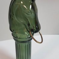 1960s-1980s AVON Vintage Flacon Leather After Shave PONY Post Decanter, Leer