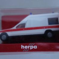 1/87 H0 Herpa Nr. 4065 MB Mercedes BONNA 124 L Miesen Krankenwagen in OVP