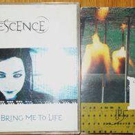 2 Maxi CDs: Evanescence - Bring Me To Life (2003) & Bush - Greedy Fly (1998)
