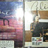 2 Maxi CDs von Celine Dion: Immortality (1998) & My Heart Will Go On (1997)