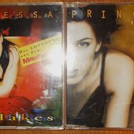 2 Maxi CDs von Princessa: I Won´t Forget You (1999) & Snowflakes (1998)