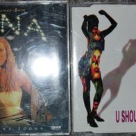 2 Maxi CDs: "Hijo De Luna" von Loona & "U Should Be Dancin´", von Happy Project