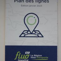 Bus-Linienplan aus Frankreich (Departement 67), Ausgabe Januar 2023