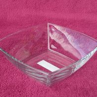 NEU: Elegante moderne Glas Schale eckig 16 x16 "Ritzenhoff" klar Deko Zier Salat