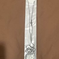 Halskette Frauenkette Kette Edelstahl Sonne 60cm Modeschmuck Sun Sonn 3D Kette