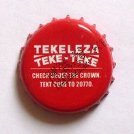 Bier-Kronkorken von Tusker Tekeleza Teke-Teke, Kenia (Kenya), Edition 2022, sehr rar