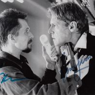 Harrison Ford & Gary Oldman - altes, orig. sign. Halbgrossfoto (7051)