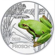 Österreich 3 Euro Münze Frosch 2018