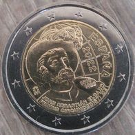 2 Euro Spanien 2022 Gedenkmünze Weltumseglung bankfrisch Münze Espana