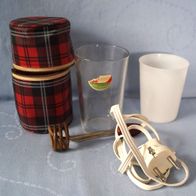 Tauchsieder Reisetauchsieder mit Etui + Glas Retro