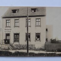 Foto-Ak Zorbau bei Mücheln (Geiseltal): Bäckerei, um 1925