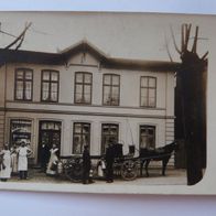 Bad Oldesloe (?): Bäckerei Otto Jehring, Foto-Ak um 1910