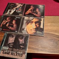 2 Pac - 4 Alben& 1 Maxi (Me Against the World, All Eyez on me, Greatest Hits, Gang