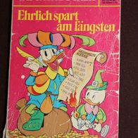 Walt Disney Lustiges Taschenbuch Nr 37 Ehrlich spart am längsten von 1975