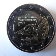 2 Euro Münze 2024 Länderserie II -"Mecklenburg-Vorpomm", Königsstuhl, Ausgabe F