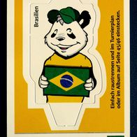 WM - Brasilien 2014, Maskottchenkarte - Brasilien