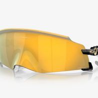 Sportsonnenbrille Oakley Kato, Prizm Glas, schwarz / gold, Neu und unbenutzt