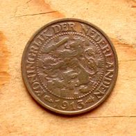 1 Cent 1913 Niederlande