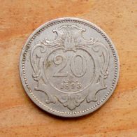 20 Heller 1895 Österreich