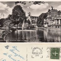 AK Amsterdam American Hotel en Lida - s/ w von 1951