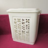 Wäschebox "Rubbermaid" weiß Kunststoff Wäsche Sammler Korb Behälter Laundry Keep