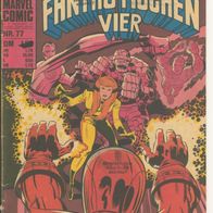 Die Fantastischen Vier Nr. 77 - Williams Verlag - 1970er - Comicheft Marvel