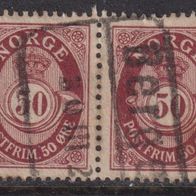 Norwegen 60A o Paar #056961