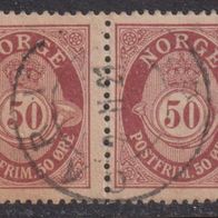 Norwegen 60A o Paar #056967
