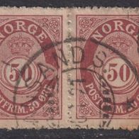 Norwegen 60A o Paar #056975