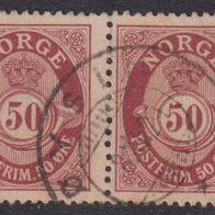 Norwegen 60A o Paar #056976