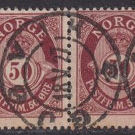 Norwegen 60A o Paar #056982