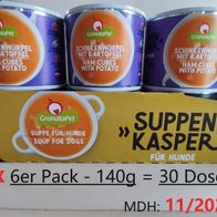 Granatapet Suppenkasper - Schinkenwürfel Kartoffeln - 5x 6er Pack je 140g - MDH 11 25