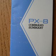 EPSON PX-8 Command Summary (englisch) - Befehls-Uebersicht CP/ M u. BASIC