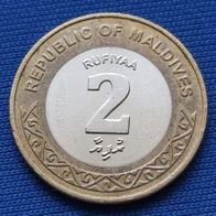 15713(16) 2 Rufiyaa (Malediven) 2017 in vz ................ * * * Berlin-coins * * *