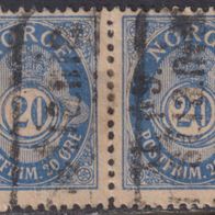 Norwegen 82A o Paar #057102
