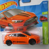 Hot Wheels Ford Focus RS orange