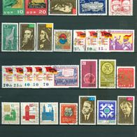 DDR gestempelt aus Nr. 1084-1178 mit vielen Original Poststempel wie auf den Bildern