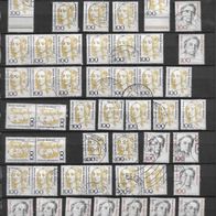Germany used from set WOMEN - 100 Pf in variants 1988 + 1994 - multiple