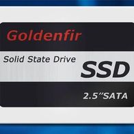 256 GB Goldenfir SATA III 6GB/ s 2,5" Interne/ Externe SSD-Festplatte Brandneu