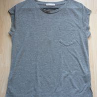 Zara Trafaluc tolles Mädchen T-Shirt grau 15% Leinen Gr. S 36 - 38 Super Zustand