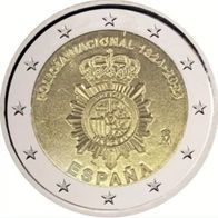 E : Spanien 2 Euro Sondermünze Polizei 2024