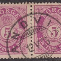 Norwegen 96a o Paar #057323