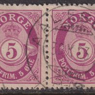 Norwegen 96a o Paar #057331