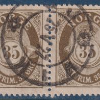 Norwegen 85A o Paar #057345